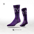 Economy Digital Ink Custom Crew Socks